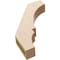 Ekena Millwork 3-inch W x 14-inch D x 18-inch H Balboa Rough Cedar Woodgrain TimberThane Knee Brace, Primed BRCUR03X14X18BOARCPR - alternate 5